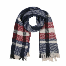 2020 модный клетчатый шарф для женщин и мужчин, зимние кашемировые шали из пашмины, теплые детские уличные длинные шарфы с кисточками